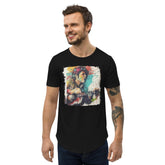 Guitar Speaks, I Listen Men's Curved Hem T-Shirt - Beyond T-shirts